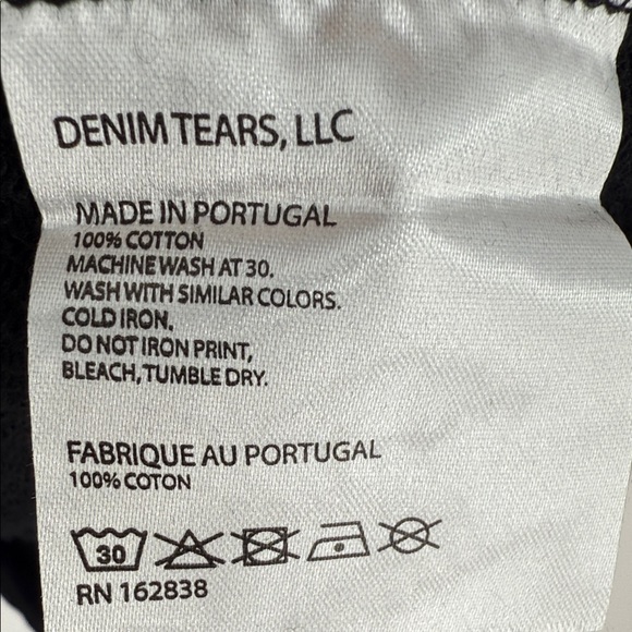 NWOT Denim Tears Cotton Wreath-print hoodie SIZE S - Picture 6 of 7